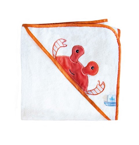 Cape de bain bébé crabe corail
34,90€