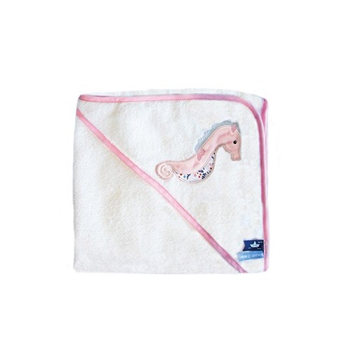 Cape de bain bébé hippocampe rose
34,90€