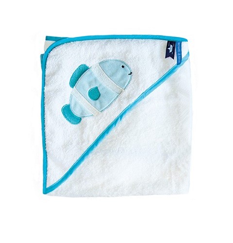 Cape de bain bébé poisson vert
34,90€