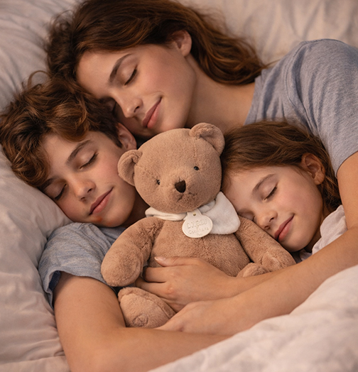 POURQUOI LE DOUDOU AIDE À MIEUX DORMIR À TOUT ÂGE ?